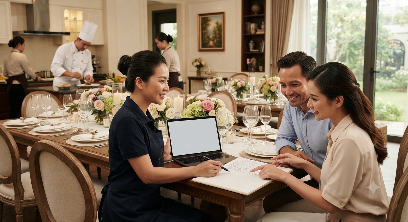 Tại Sao Cần Chốt Số Bàn và Số Khách Trước Khi Chọn Thực Đơn?