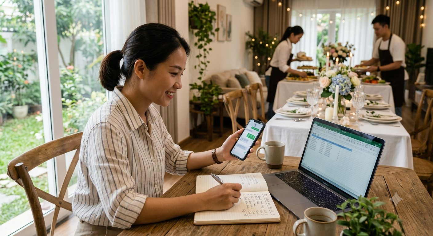 Các Bước Chốt Số Khách Mời Hiệu Quả Cho Tiệc Tại Nhà