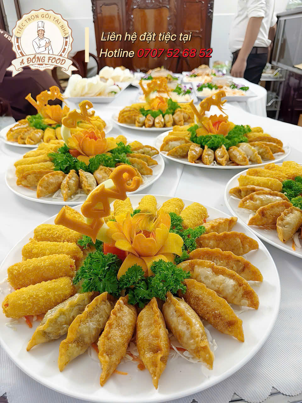 Các dịch vụ nấu tiệc phổ biến và thực đơn phong phú